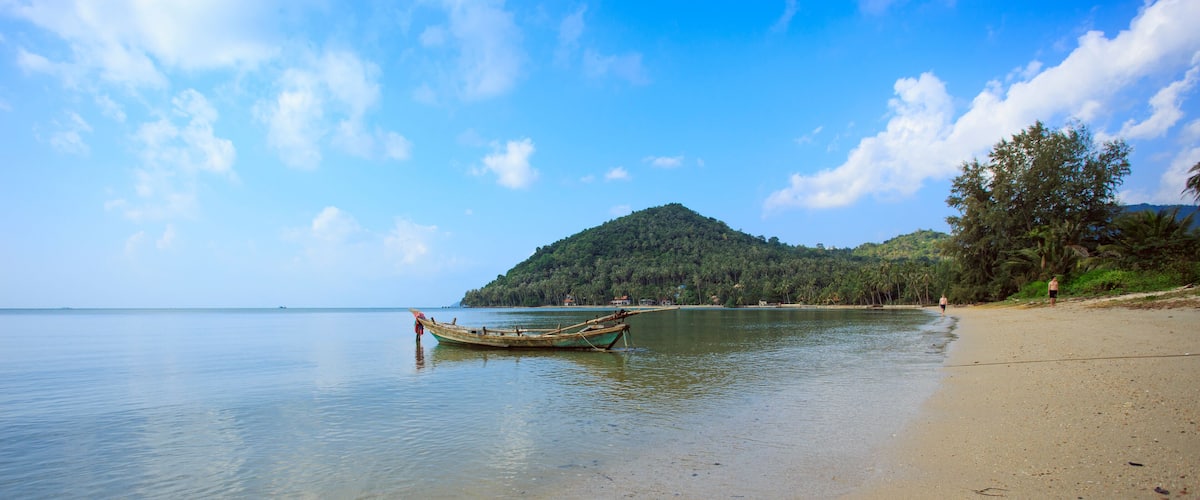 Untouched tropical beach of Thailand
