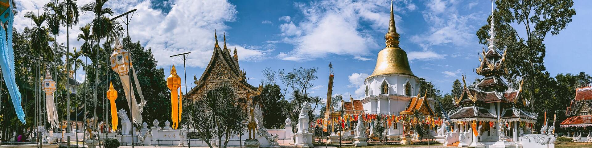 Wat Pa Dara Phirom Phra Aram Luang in Mae Rim, Chiang Mai province, Thailand