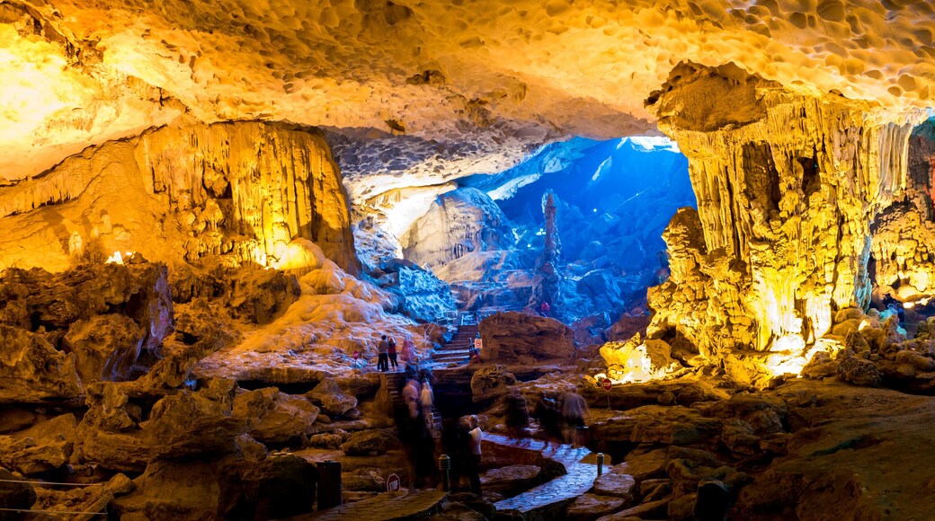 Sung Sot Cave in Halong Bay, Vietnam