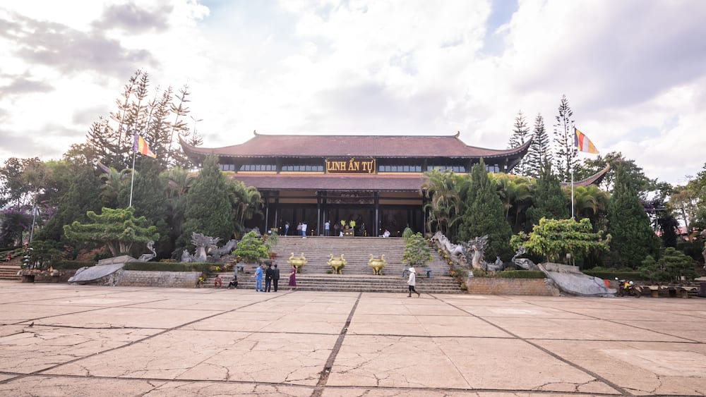 A giant statue placed in Linh Tu pagoda in Lam Ha, Lam Dong, Vietnam