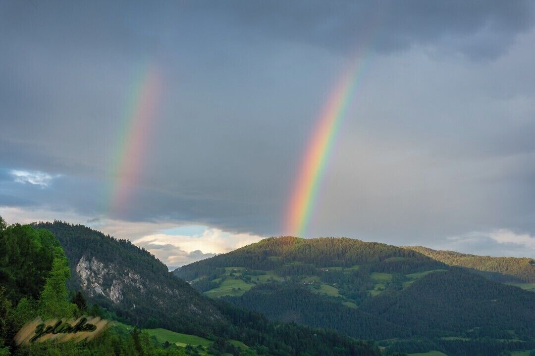 A nice place to shoot over a small valley in Austria with Oberwölz just outside the frame.
