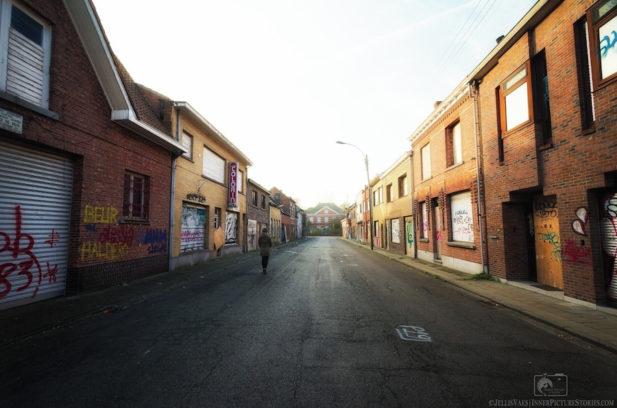 This shot was taken in Doel, an abandoned town in Belgium. Pretty amazing place to visit.
There is some very beautiful street art to be seen!
Check out my blog post for some more info and photos! http://www.innerpicturestories.com/ghost-town/