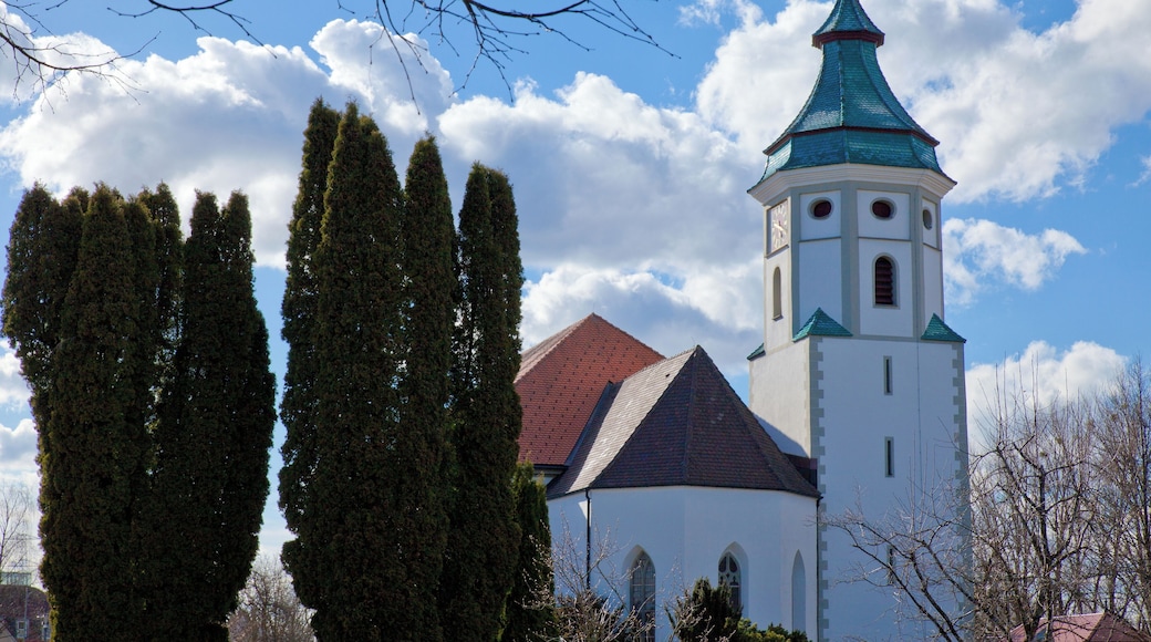 Church of Saint Gall and Saint Nicholas in Gruenkraut South View