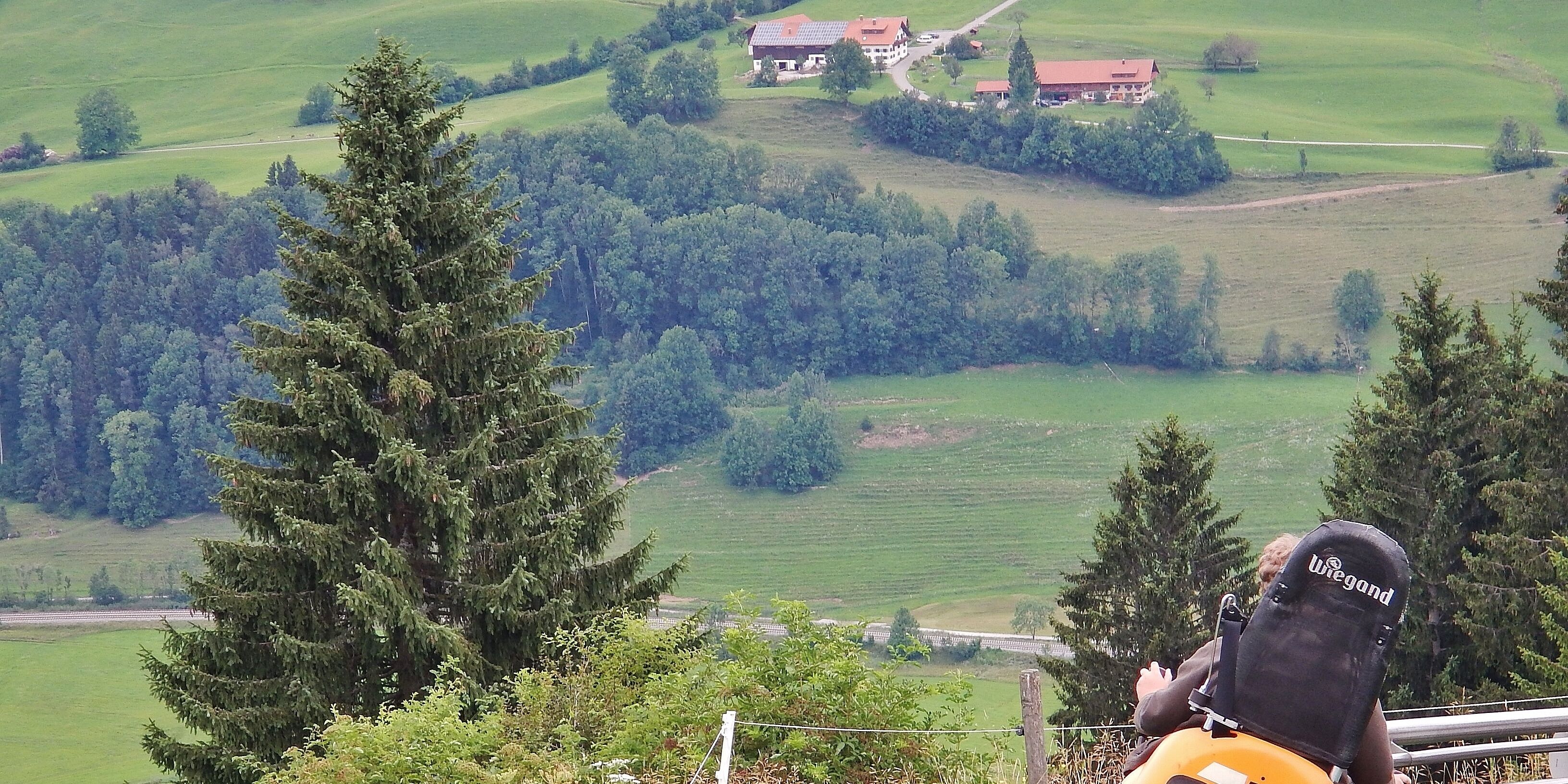 Ausblick vom Alpsee Coaster