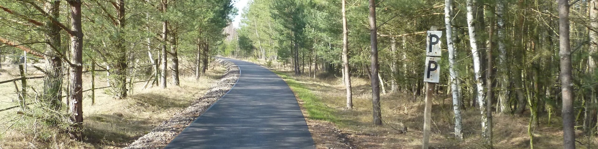 former railroad Ziesar-Görzke, bike path