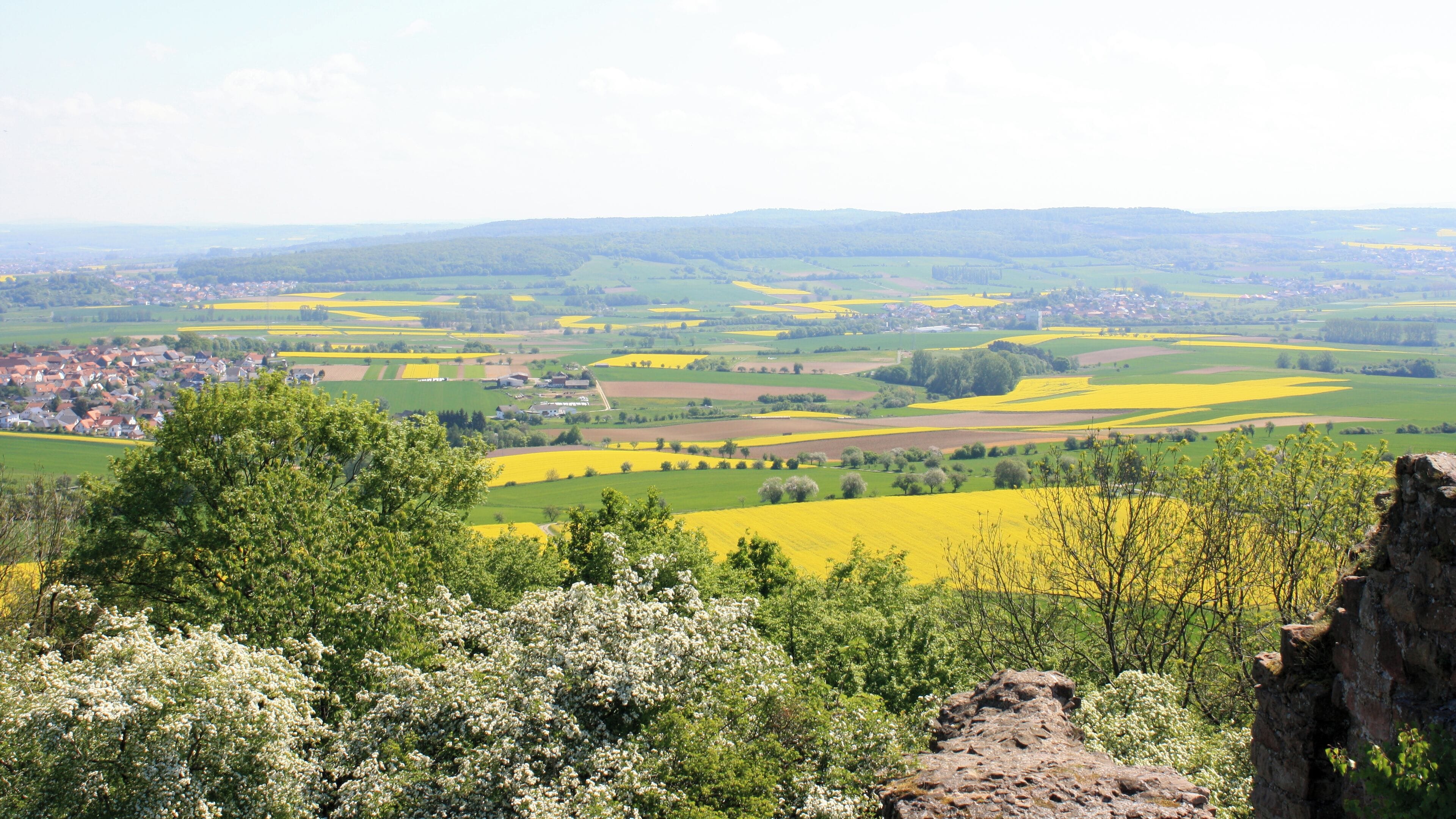 Blick von der Burgruine Frauenberg