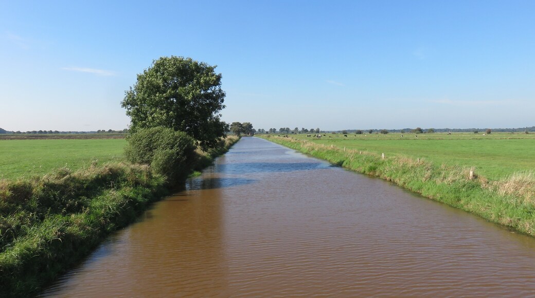 Blick von der MönkebrĂŒcke auf das Friedeburger Tief