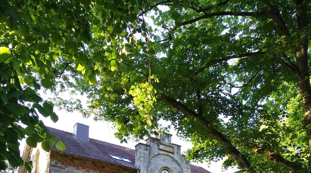 Das ehemalige Direktionsgebäude der Zeche Piesberg an der Glückaufstraße in Osnabrück.