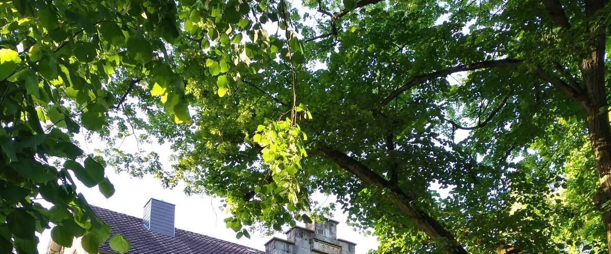 Das ehemalige Direktionsgebäude der Zeche Piesberg an der Glückaufstraße in Osnabrück.