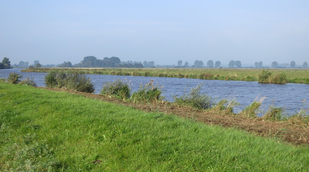 Die Hamme von der Worpsweder Flussseite aus gesehen