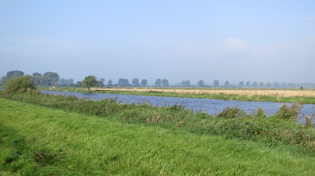 Die Hamme von der Worpsweder Flussseite aus gesehen