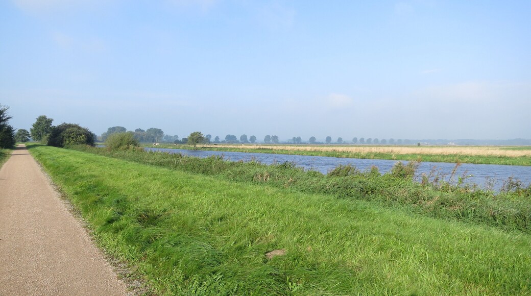 Die Hamme von der Worpsweder Flussseite aus gesehen