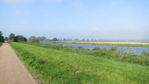 Die Hamme von der Worpsweder Flussseite aus gesehen