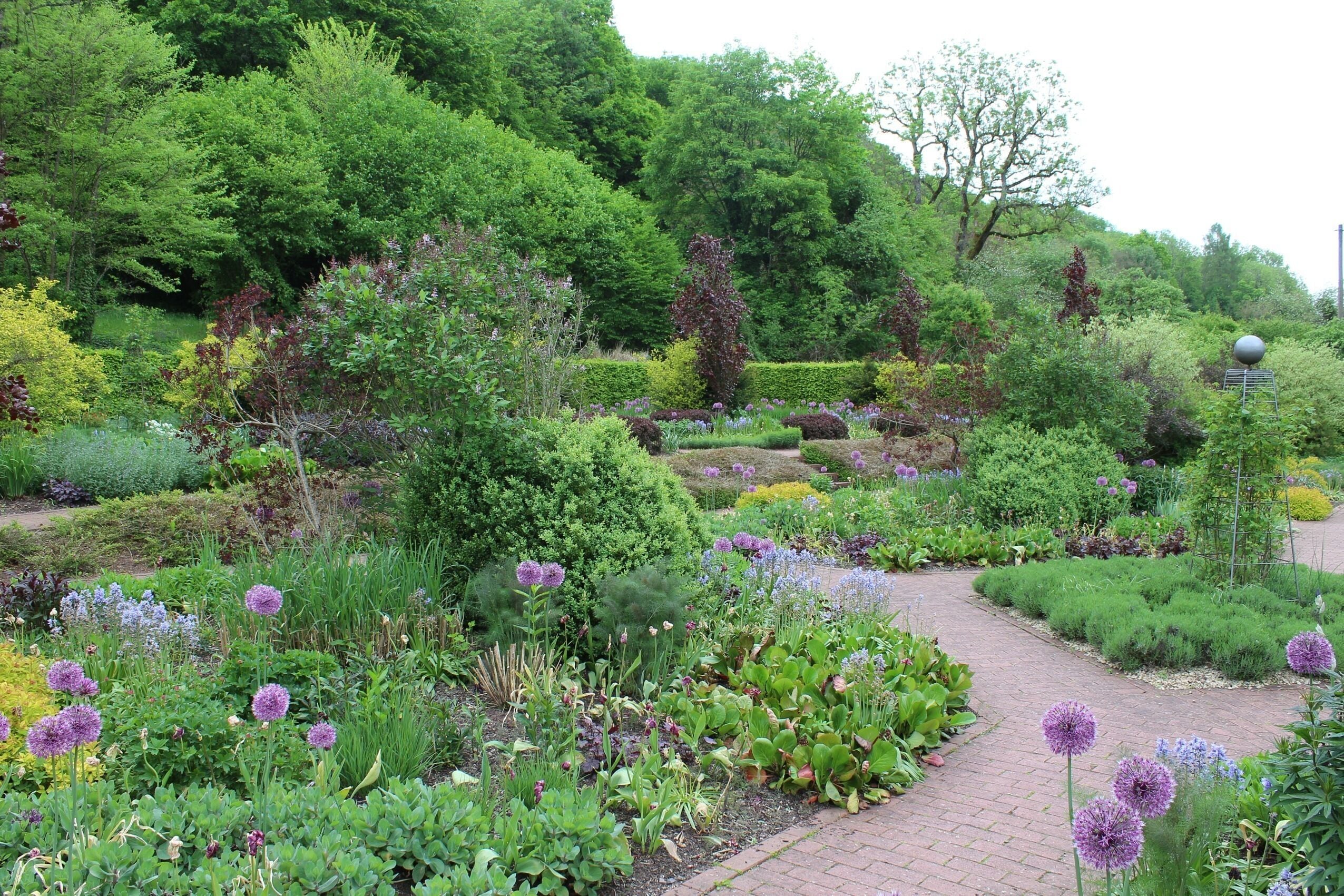 Dagstuhl palace, the themed garden