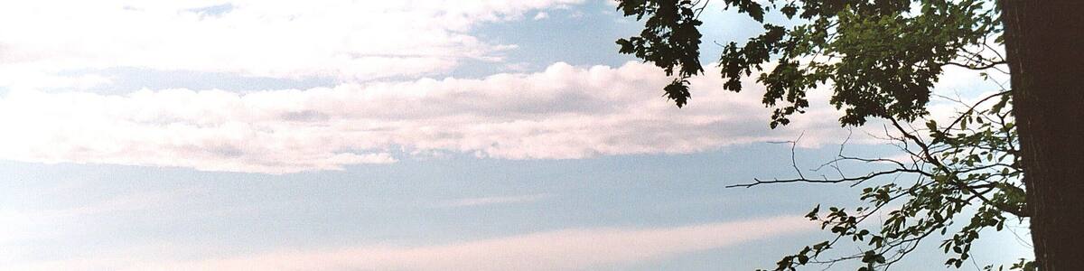 View from the village Weißig to the fortress Königstein