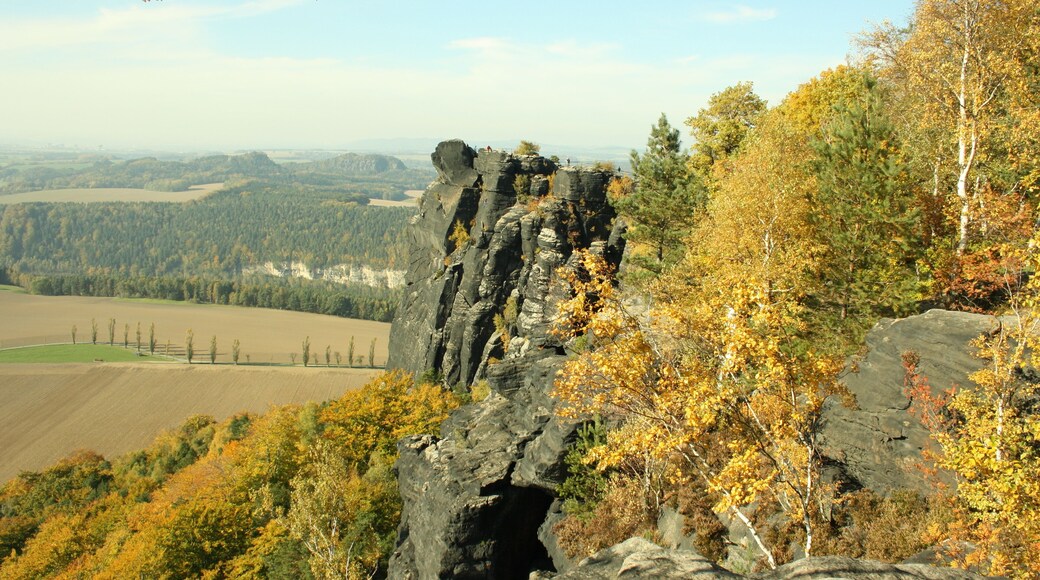 Wanderung Sächsische Schweiz Lilienstein Hochplatau