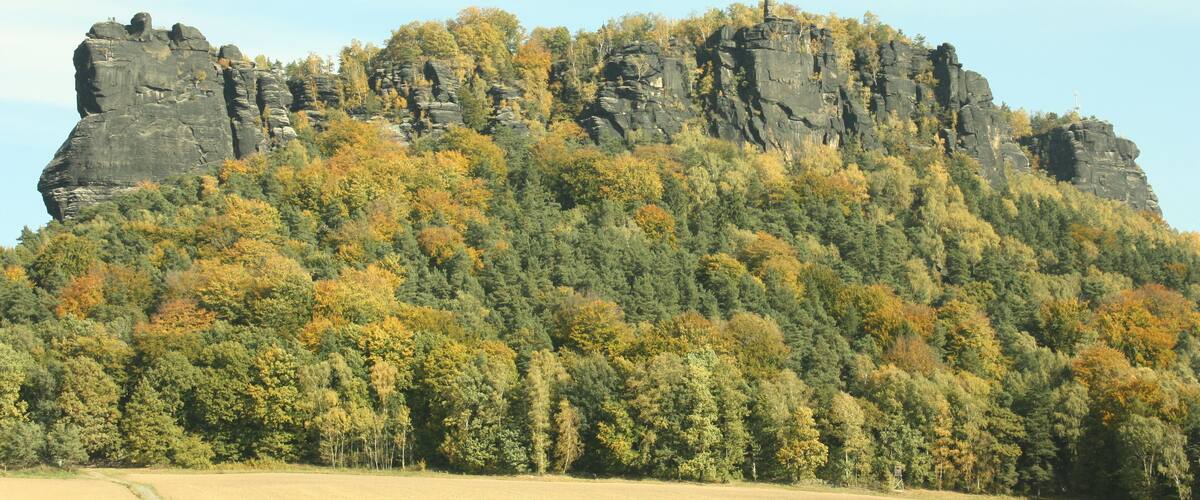 Wanderung Sächsische Schweiz Lilienstein Aufstieg Südwest