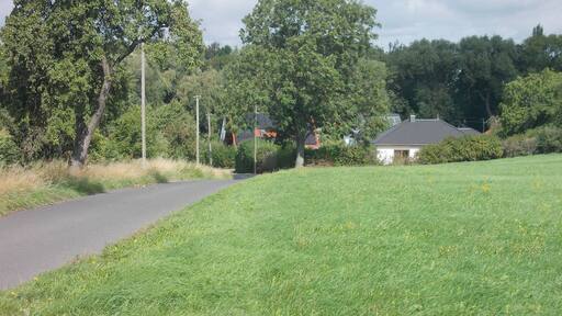 Entrance to the village of Bormitz (Döbeln, Mittelsachsen district, Saxony)