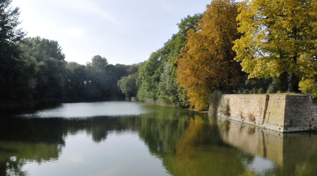 Günthersleben, Wasserschloss, südlicher Graben