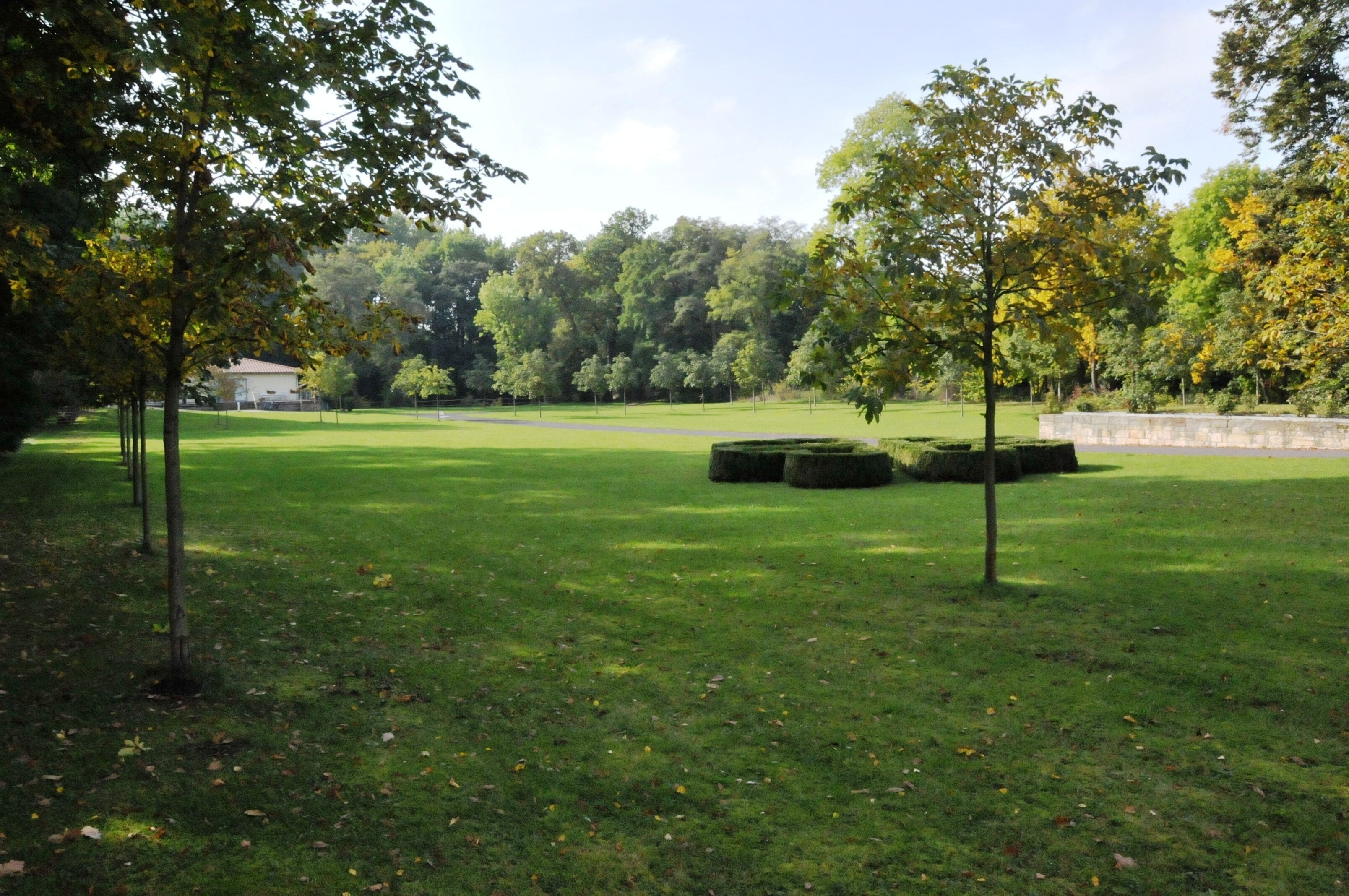 Günthersleben, Wasserschloss, geräumte Insel
