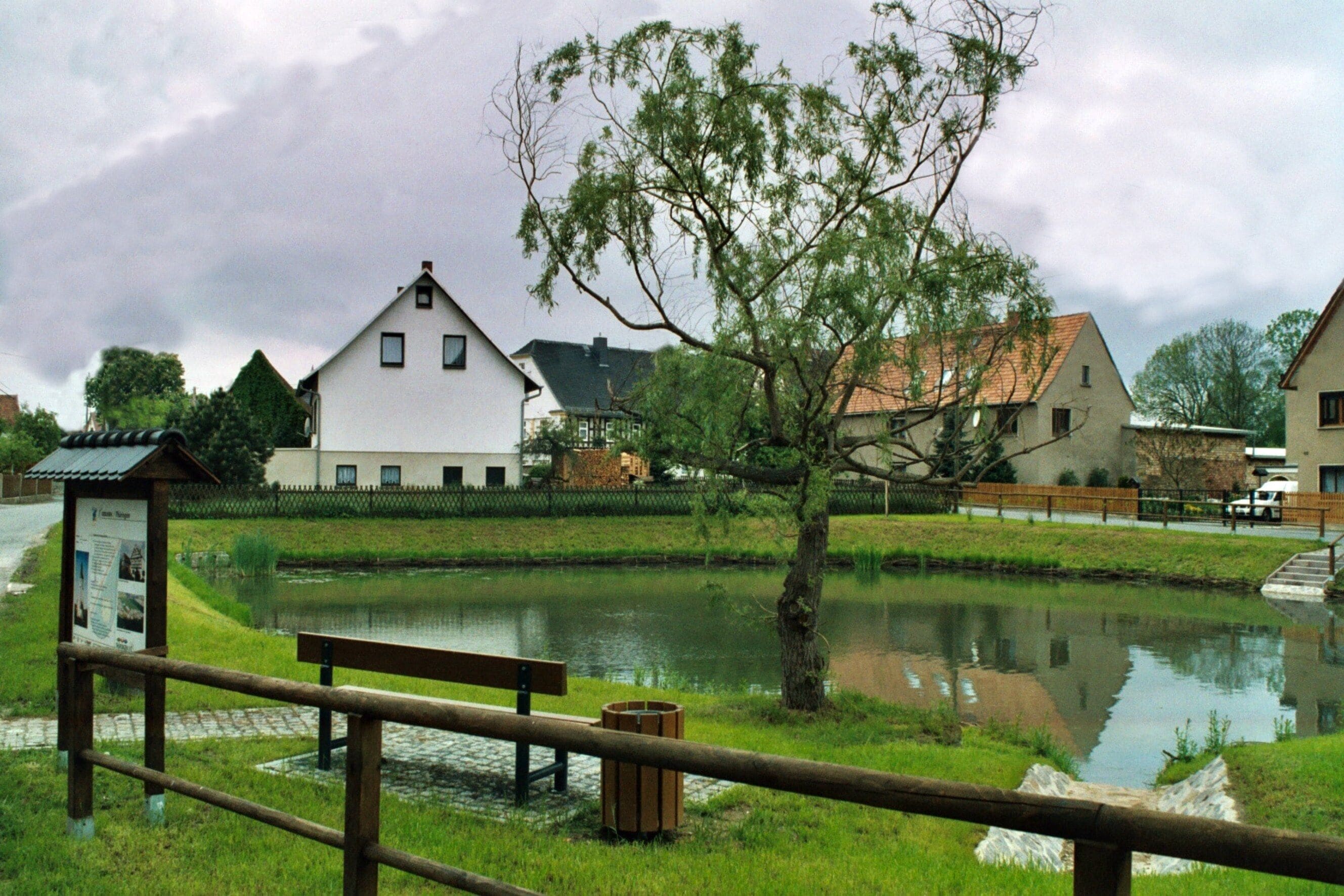 Korbußen, the village pond