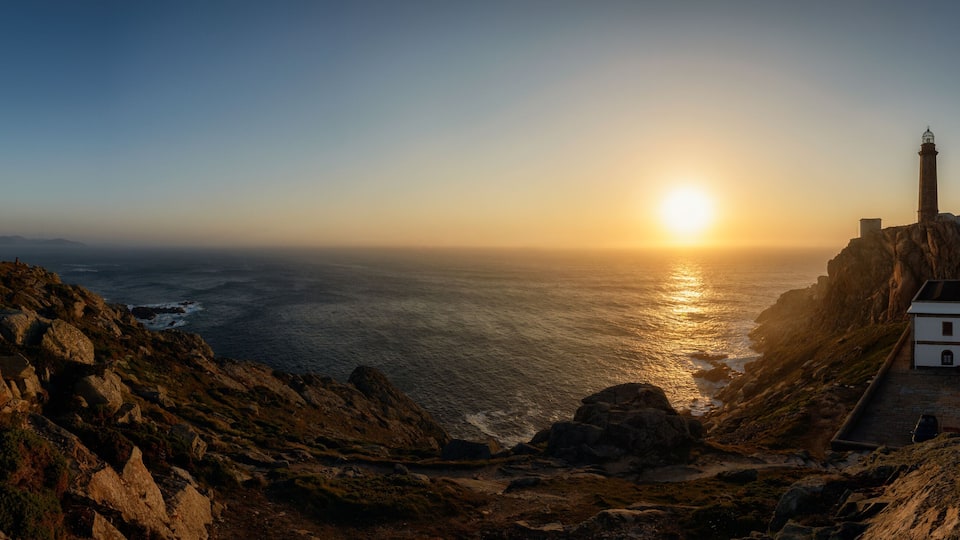 Faro Cabo Vilan, Galicia, España