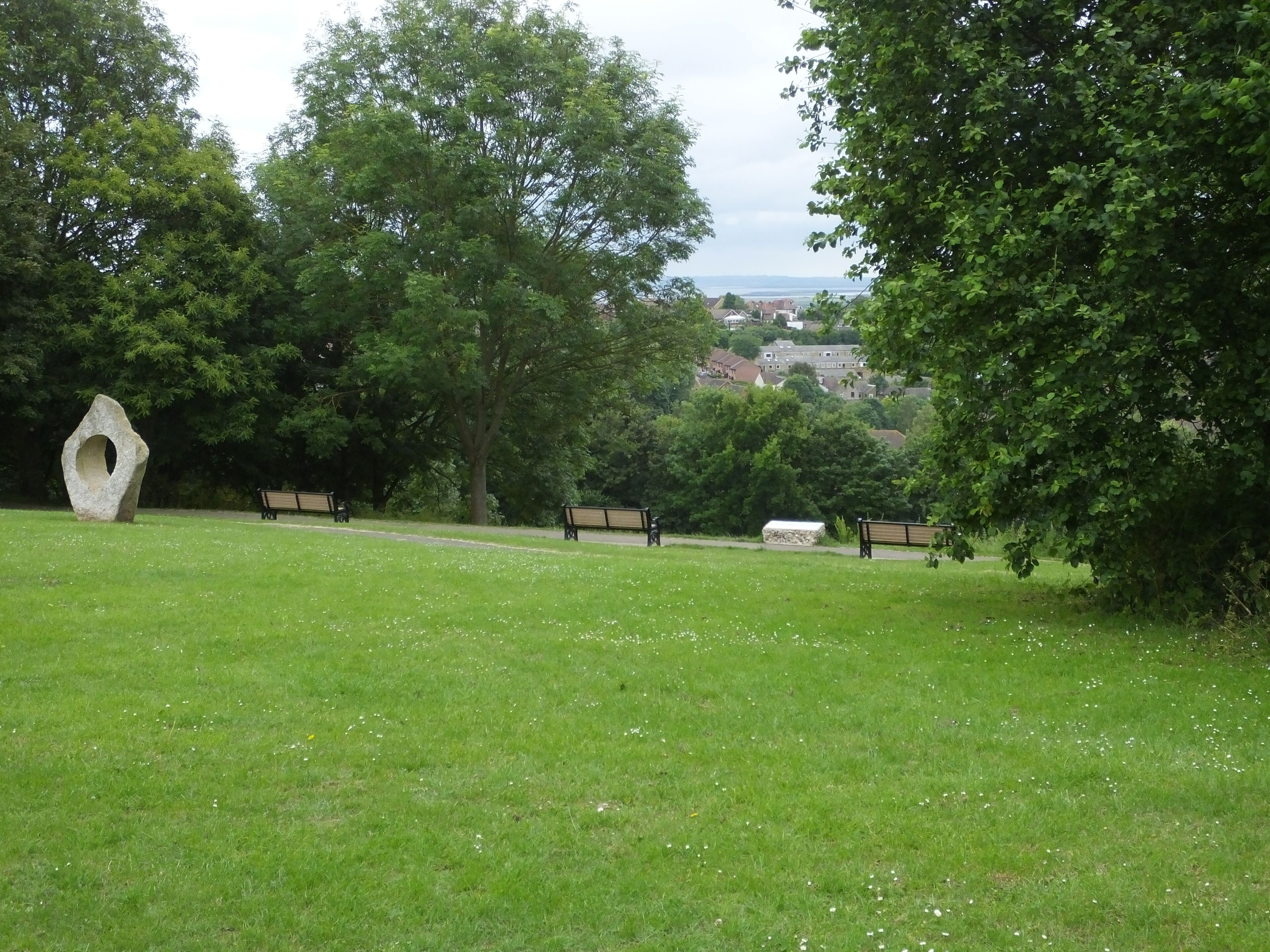 The Broomhill Park is a community supported park in Strood, Kent. It features a view over the River Thames estuary and over the River Medway. The Medway view over Rochester, Chatham and Gillingham.
