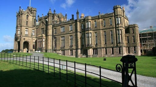Allerton Castle. This building is used as a location in the tv movie "The Sign of Four" (1987) starring Jeremy Brett as Sherlock Holmes.