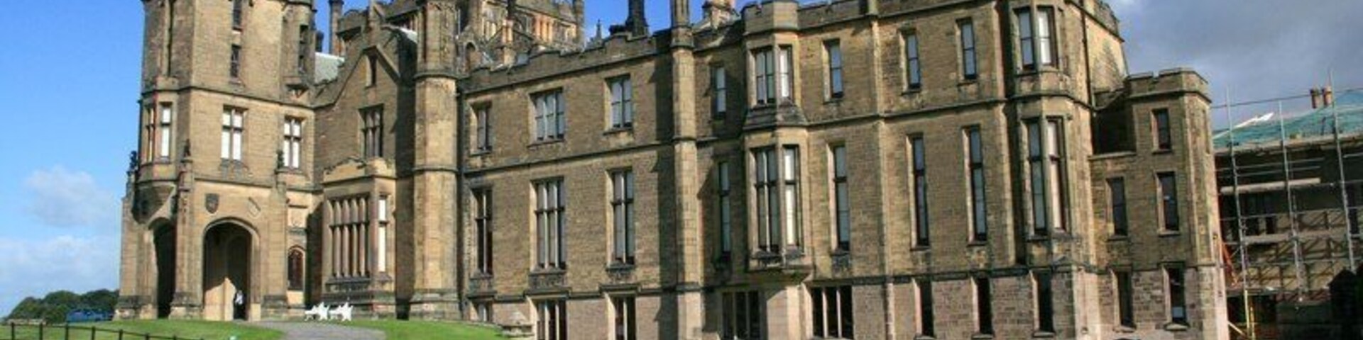 Allerton Castle. This building is used as a location in the tv movie "The Sign of Four" (1987) starring Jeremy Brett as Sherlock Holmes.