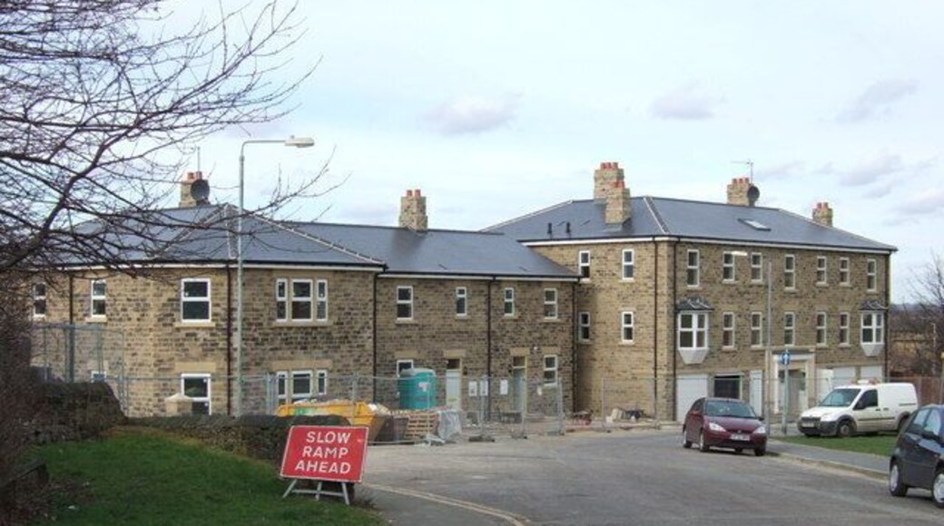 New Apartments, Normanton New apartments under construction on the site of the Midland Railway Station Hotel. These are being built in the same style as the building that they have replaced.