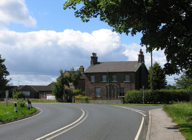 Baldersby Gardens On the A61 approaching Baldersby this house stands next to a garden centre called Baldersby Gardens