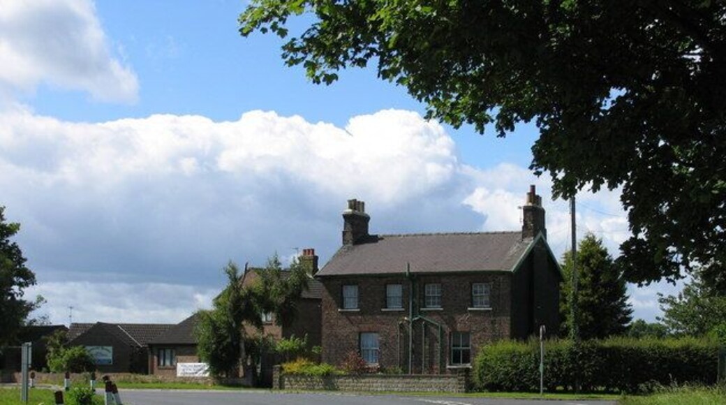 Baldersby Gardens On the A61 approaching Baldersby this house stands next to a garden centre called Baldersby Gardens