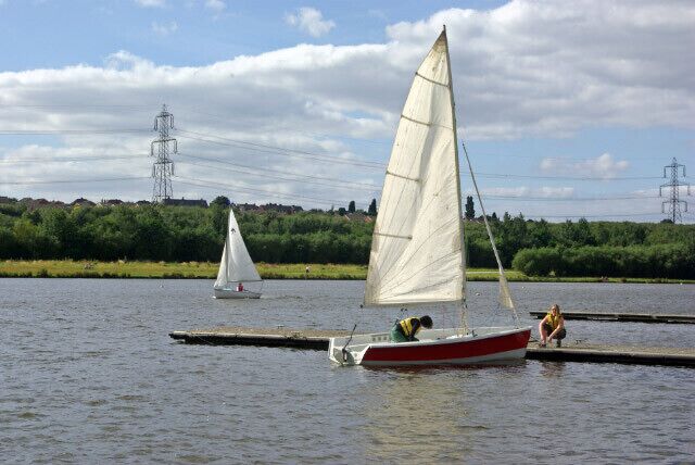 Rother Valley Country Park Sailing is a major activity here; the lake is a flooded opencast colliery working.