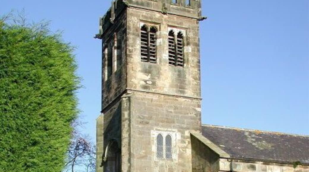 Holy Trinity Church, Blacktoft, East Riding of Yorkshire, England. Looking north-northeast from near the entrance off the north side of Blacktoft Lane.