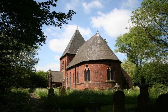 Former parish church of St John the Baptist, Burringham, Lincolnshire, seen from the southeast