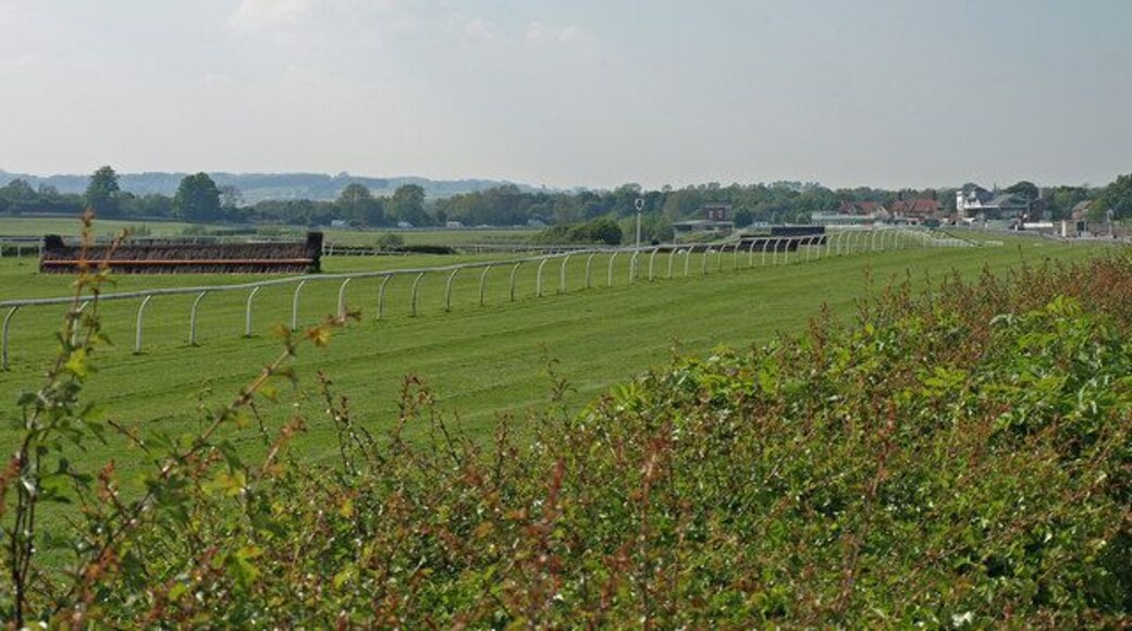 Cattrick Racecourse View over the racecourse from the A6136.