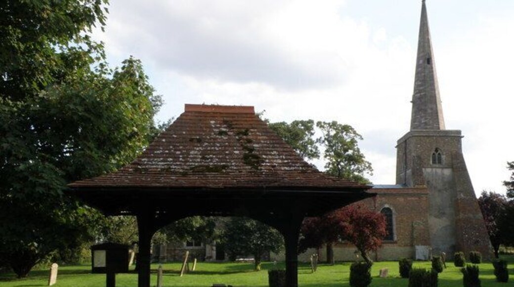 Lych gate at Conington Church