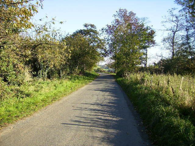 The country lane that runs through Dalby