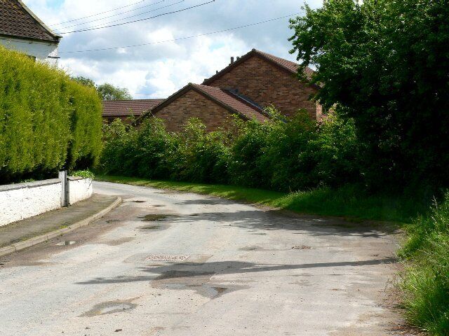 Church Lane, East Cottingwith, East Riding of Yorkshire, England.