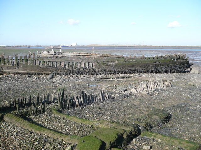 Wrecks at Elmley Ferry