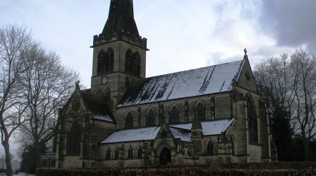 The new church at Wentworth in the snow
