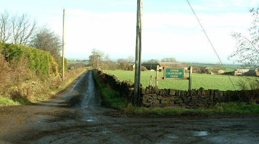 Kirkby Lane to Upper Crawshaw Farm.