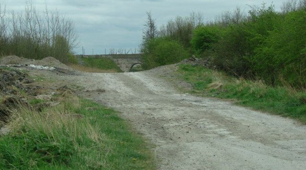 Bridle Path over the colliery spoil heaps.