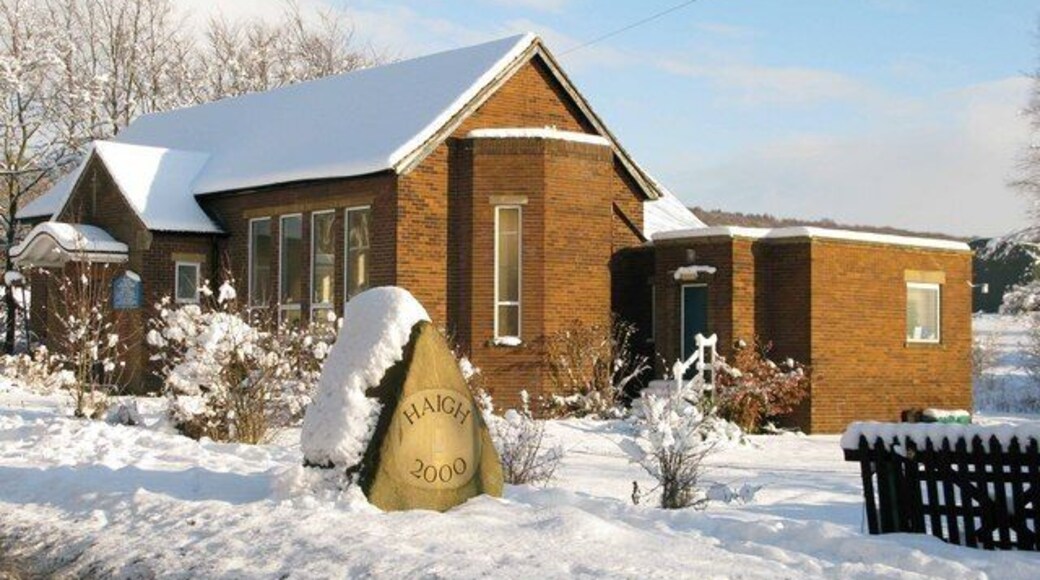 Haigh Millennium Stone Close to Haigh Free & Independent Pentecostal Church.