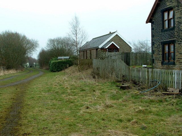 Trans Pennine Trail, Hazelhead. The trail crosses the Whams Road at Hazlehead