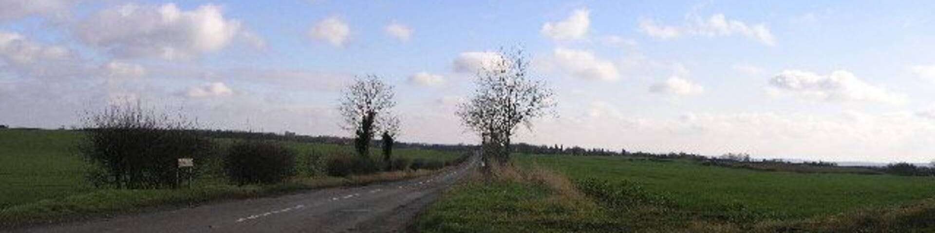 Harthill Road. Harthill road leads to Thorpe Salvin from a crossroads with Packman Lane. I would guess that Packman Lane was used as a pack horse trail at some time in the past.