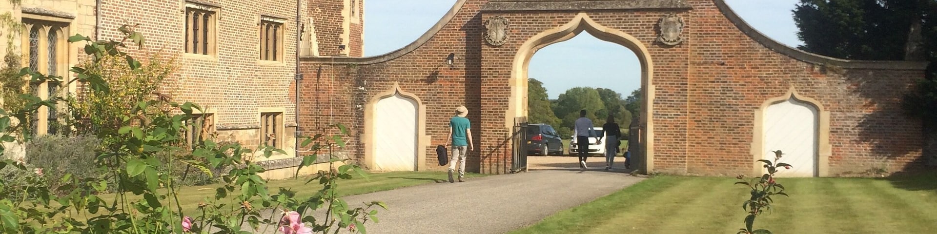 Herbal garden at Madingley Hall. Which recenlty been opened for the public for heritage days.