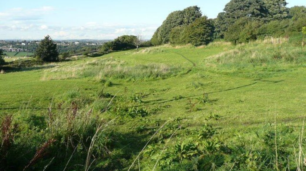 Footpath near The Reindeer, Overton. Sitlington This is as seen from the stile on the tiny connecting lane from Old Road to Wakefield Road. The footpath goes to Wakefield Road.