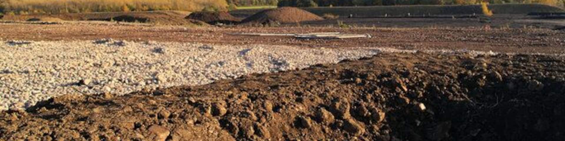 Remediation of Frickley Colliery Huge reclamation site of former colliery.