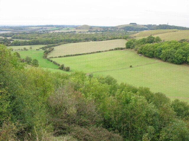 View from road above Peene